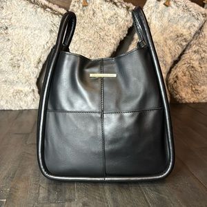 NWT French Connection Black Penny Convertible Crossbody Tote